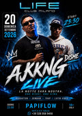 AJKKNG Live · Disme &amp; Papiflow — LIFE CLUB MILANO