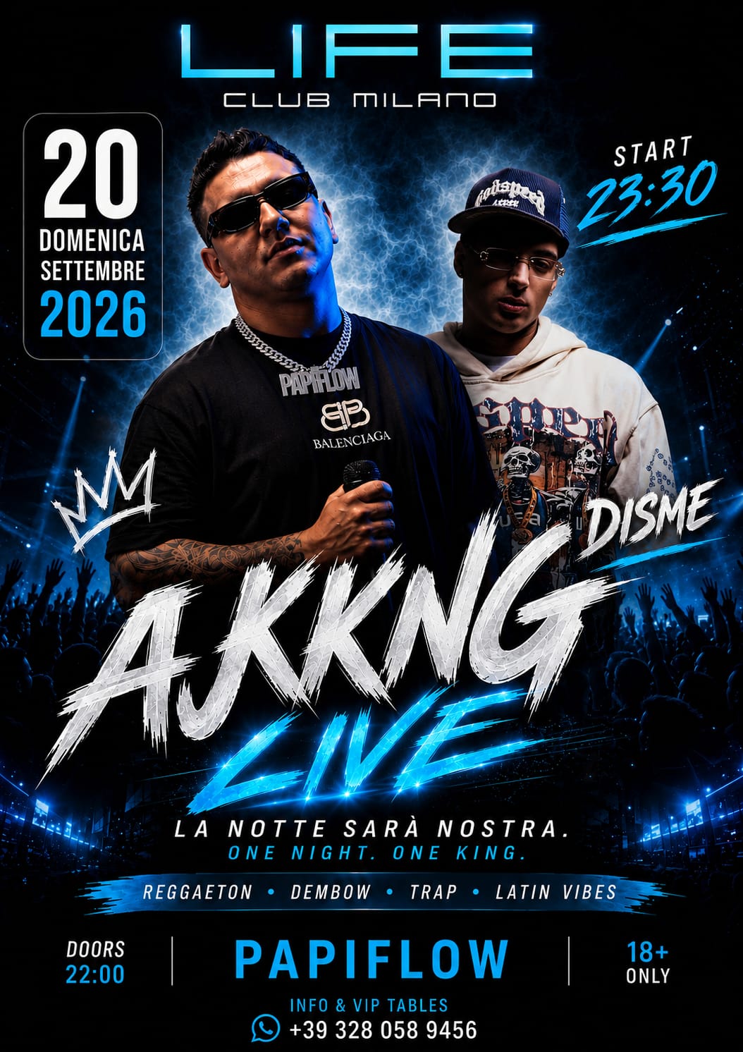AJKKNG Live · Disme &amp; Papiflow — LIFE CLUB MILANO